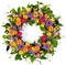 20–22 Inch Spring & Summer Tulip Wreath with Butterflies – Artificial Floral Front Door Wreath for Farmhouse, Porch, Wall, Window, Indoor & Outdoor Décor